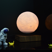 Lampe Lune Flottante Magnétique, Lampe à Lévitation Luna, Veilleuse Flottante, Globe Lumineux pour la Maison et le Bureau