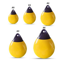 Pare-battage de bateau gonflable orange en PVC A4, 48 x 60 cm, durable, résistant aux UV, pour usage marin, avec logo personnalisé