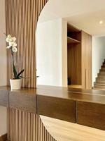 Grille rotative en bois massif de fabrication industrielle - Styles Grande Muraille, Petite Muraille, Arc intérieur et Demi-cercle