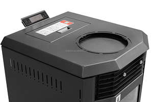 Stufa a <span class=keywords><strong>Legna</strong></span> in Ghisa Compatta, Forno a Razzo, Caminetto per Riscaldamento Interno - Product Image 5