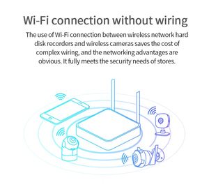 Système de <span class=keywords><strong>Surveillance</strong></span> CCTV WiFi Intelligent Tuya avec 4 Caméras Bullet à Grand Angle et Application Mobile – Vente en Gros Usine - Product Image 4
