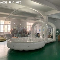 Tente extérieure de luxe gonflable pour le camping et les événements | Abri dôme transparent pour le glamping, les fêtes | Tente à bulles gonflable
