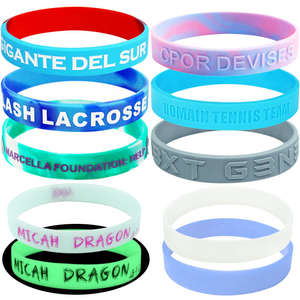 Pulsera de Silicona de Alta Calidad con Estampado de Dibujos Animados de Sirena, Colorida, para Fiestas Familiares y Deportes - Product Image 3