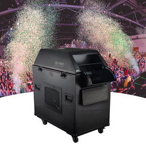 SP Grande machine à confettis métallique à énergie éolienne avec contrôle DMX512, portée de pulvérisation de <span class=keywords><strong>15</strong></span>-25m, ventilateur souffleur pour canon à confettis de scène - Product Image 6