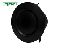 Diffuseur d'air circulaire en plastique ABS de 100/150/200 mm, grille de ventilation de plafond réglable pour conduits de climatisation