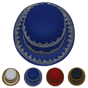 Elegante Gorra Plana Bordada con Ribete Dorado/Plateado - Accesorio Unisex para Viajes y Festivales, para las Cuatro Estaciones - Product Image 2