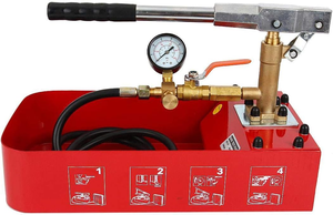 Hidrostatik basınç Test cihazı, manuel su basınç testi pompası, ölçer ve 2 galonluk tankı ile 5Mpa kaçak Test cihazı - Product Image 2