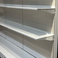 Étagères d'épicerie personnalisées à un seul côté, légères, durables, présentoir en métal, construction en acier, installation rapide