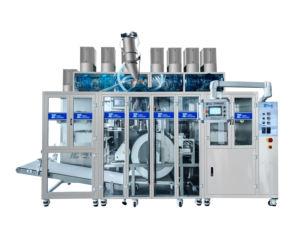 <span class=keywords><strong>3</strong></span>'ü 1 Arada Çamaşır Kapsülleri İçin Yüksek Hızlı Otomatik Hattı, Sıvı Jel ve Toz Deterjanı Toplu Olarak Üretmek ve Paketlemek İçin Akıllı Makine - Product Image 2