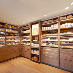 Elegante Gabinete de Madera Moderno Personalizado para <span class=keywords><strong>Vino</strong></span> y Cigarros, con Control de Temperatura y Humedad Constantes, Vitrina de Gran Capacidad, Mueble para el Hogar - Product Image 4