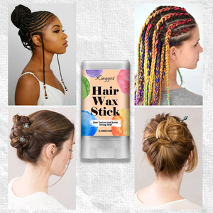 Bâton de cire capillaire personnalisé avec logo, contrôle des frisottis et pommade coiffante <span class=keywords><strong>pour</strong></span> enfants, femmes et hommes, fabricant de chignon, crème coiffante - Product Image 4
