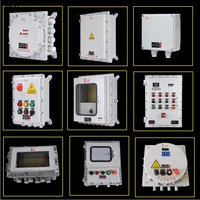 Boîtier de commande électrique anti-déflagrant vide équipement de distribution d'énergie avec module de jonction de module d'inspection d'éclairage de commutateur
