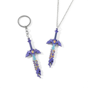 Porte-clés Zeldaed Master Sword, pendentif en alliage, accessoire en métal, personnalisé - Product Image 5