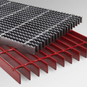 Galvanized Serrated Drainage Covers Grid <b>Steel</b> Grating Berat kg M2 Walkway Platform 32x5mm <b>Steel</b> Bar Grating Serrated <b>Flat</b> bar - Product Image 2