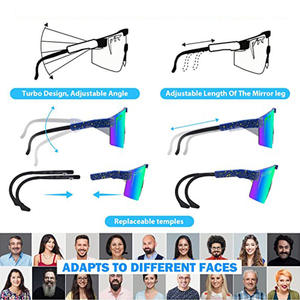 Gafas de Sol NJC de Diseño, Protección UV400, Gafas de Ciclismo Extra Grandes <span class=keywords><strong>para</strong></span> Hombre y <span class=keywords><strong>Mujer</strong></span>, Gafas de Sol Deportivas <span class=keywords><strong>para</strong></span> Exteriores - Product Image 4
