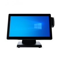 15,6-дюймовый сенсорный POS-терминал Intel I3 с Wi-Fi, NFC, Bluetooth, USB, 4 ГБ/64 ГБ SSD, считывателем карт MSR и интеграцией с программным обеспечением Windows для розничной торговли