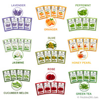 Ensemble de gommage pour les pieds Orange Deluxe, kit de pédicure en coffret, 4 en 1, gommage détoxifiant au sel de la mer Morte bio pour les fournitures de salon