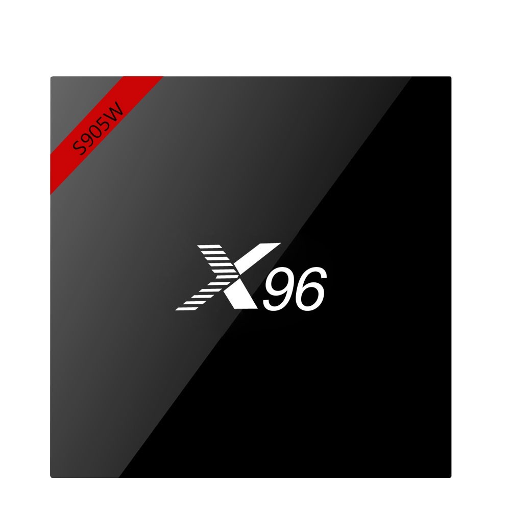 X96 Dispositivo de TV inteligente Android S905W Quad Core 1GB + 8GB 2,4G Wifi 4K HD 64 bit mini Netflix reproductor de medio