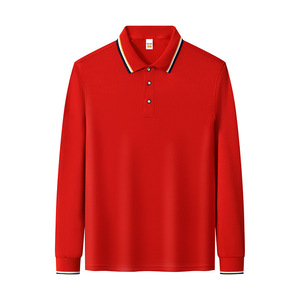 Camiseta Polo <span class=keywords><strong>de</strong></span> <span class=keywords><strong>manga</strong></span> <span class=keywords><strong>larga</strong></span> <span class=keywords><strong>para</strong></span> <span class=keywords><strong>hombre</strong></span> con estampado <span class=keywords><strong>de</strong></span> logotipo personalizado, Camiseta <span class=keywords><strong>de</strong></span> algodón sólido/tela personalizada - Product Image 5