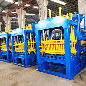 Máquinas de fabricación de ladrillos y adoquines de bloques de hormigón qt420 semiautomáticas hidráulicas - Product Image 3