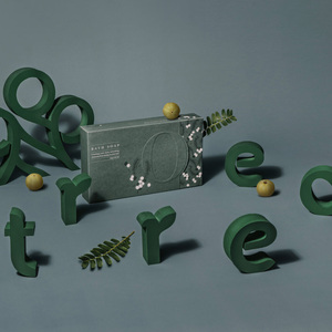 Hộp Trượt Giấy Các Tông Màu Xanh Lá Thân Thiện Với Môi Trường Hộp Đóng Gói Xà Phòng Tắm Thủ Công - Product Image 5