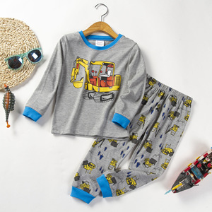 Ensemble de pyjamas en coton pour filles, imprimé de dessins animés, vêtements de nuit pour enfants, t-shirt et pantalon, doux et mignons, vêtements de maison pour garçons, 2 pièces, pyjama d'automne pour enfants - Product Image 3