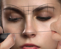 20M cartographie pré-encre chaîne Microblading sourcil cartographie chaîne ligne sourcils marqueur fil sourcil conception façonnage outils de mesure