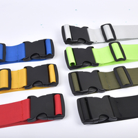 Sangle de ceinture de bagages de voyage réglable imprimée de logo personnalisé Ceinture de bagages robuste Sangle de bagage