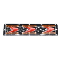 Feu arrière de camion rectangulaire à LED, clignotant séquentiel, DRL, frein, marche arrière, 12-24V, remorque, camion