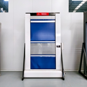 Porte rapide à enroulement inversé industrielle - Porte à grande vitesse en PVC certifiée CE avec <span class=keywords><strong>dimensions</strong></span> personnalisées - Product Image 3