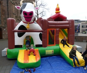 Château sautant et toboggan pour enfants 2019 meilleure conception commerciale de <span class=keywords><strong>vache</strong></span> videur <span class=keywords><strong>gonflable</strong></span> avec réduction MAINTENANT - Product Image 1