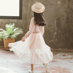 Nuevos Productos en Busca de Distribuidor: Vestidos Tipo Princesa con Botones para Primavera, Ropa Coreana para Niñas, Venta al Por Mayor en China - Product Image 5