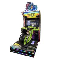 NINIX Simulateur de course à monnayeur avec siège de conduite VR, plateforme de mouvement, équipement de centre de jeux d'arcade, moto dynamique >6