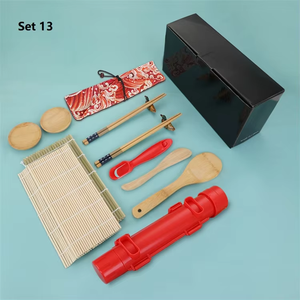 Kit de fabricación de <span class=keywords><strong>sushi</strong></span> para <span class=keywords><strong>principiantes</strong></span>, juego de herramientas simples para hacer <span class=keywords><strong>sushi</strong></span> en casa, kit de rodillos de <span class=keywords><strong>sushi</strong></span> 22 en 1 - Product Image 2