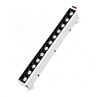 Projecteurs linéaires à grille, bandes lumineuses LED encastrées, éclairage anti-éblouissement, CRI 95 élevé, construction en aluminium pour couloirs domestiques