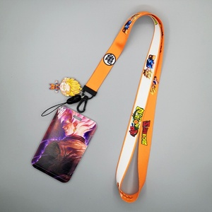 Nuevos estilos Dragon DBZ <span class=keywords><strong>Goku</strong></span> Super Saiyan Cartoon Anime Lanyard Plastic Credit Card Holders Bank ID Holder Bus Card Cover Case - Product Image 4