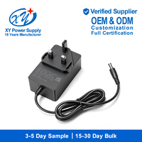 Adaptateur mural britannique 3 broches 12V 24V 36W UKCA CE pour l'électronique commerciale Émirats arabes unis Irlande Dubaï Fabricant OEM