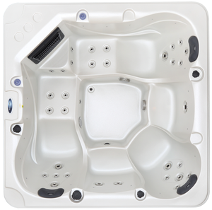 Bain à remous extérieur pour 5 personnes, expérience <span class=keywords><strong>spa</strong></span> apaisante avec système <span class=keywords><strong>d</strong></span>'assainissement à l'eau salée, réduisant l'utilisation et l'<span class=keywords><strong>entretien</strong></span> de produits chimiques. - Product Image 6