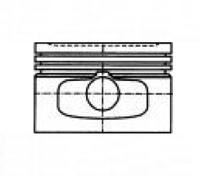 845050 motor pisto 53006045 5.9L <span class=keywords><strong>360</strong></span> OHV 16 Val. VIN Y. Z. 5 PISTÓN 0,50 101,60mm 8cly - Product Image 1