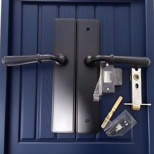 Hot Modern Design Brass No Keyhole Lever <strong>Door</strong> Lock Handle Set New Zealand Australian Privacy Passage Bedroom <strong>Door</strong> Handle Lock - Product Image 3