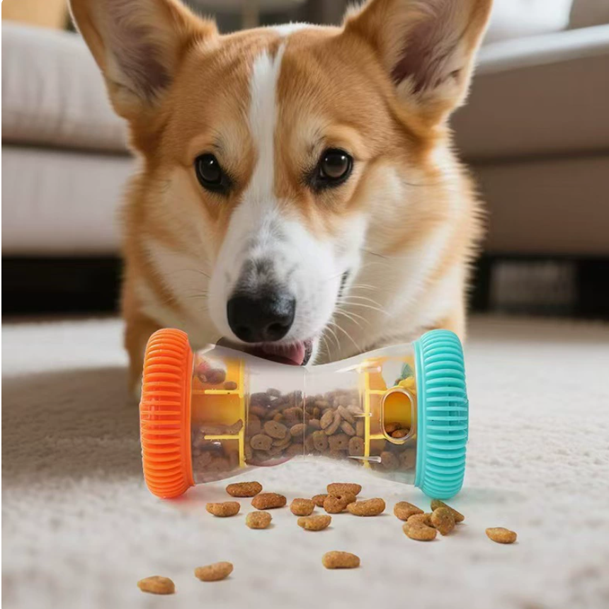 Alimentatore di filo blu e arancione