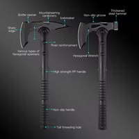 Camping Tactique Hache En Plein Air Jungle Survival Engineer'S Axe Forêt Évasion Auto Défense Outils multi fonctionnel Hache