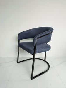 Luxury Wholesale Restaurant Furniture Velvet Fabric Stainless Steel Base Booth Seating With <b>Table</b> Chair Set For <b>Bistro</b> Hotel - Product Image 5