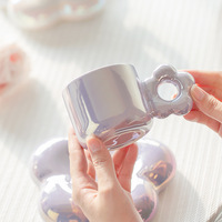 Madou – tasse de thé décorative en céramique royale avec poignée en forme de fleur, nouveau produit
