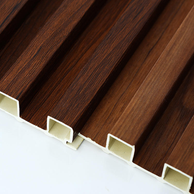 Great Wall Panel WPC Outdoor Waterproof Blue Grey Modern Villa Wall