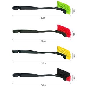 Cepillo para lavado de coches de 30 cm y 4 cm, herramienta de limpieza de ruedas para el mantenimiento de neumáticos y llantas - Product Image 1
