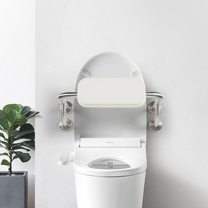 Nhà vệ sinh chỗ ngồi với khung thép không gỉ đệm tựa lưng tay vịn xử lý cho người già hoặc người khuyết tật cho phòng tắm sử dụng bệnh viện sử dụng - Product Image 5