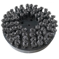 Brosse industrielle robuste de nettoyage de coque en fil d'acier noué de 12 pouces pour le pont des navires DIY & OEM personnalisable