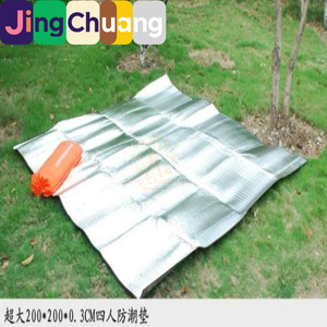 Tapis de <span class=keywords><strong>camping</strong></span>, tapis de pique-nique, tapis de sol de tente, tapis double face en film aluminium, imperméable à l'humidité, <span class=keywords><strong>avec</strong></span> sac extérieur - Product Image 1