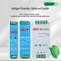 Alimentation électrique à découpage industrielle NDR-120-24, simple, 120W, 5A, 24V, rail DIN, SMPS, AC vers DC, pour usine